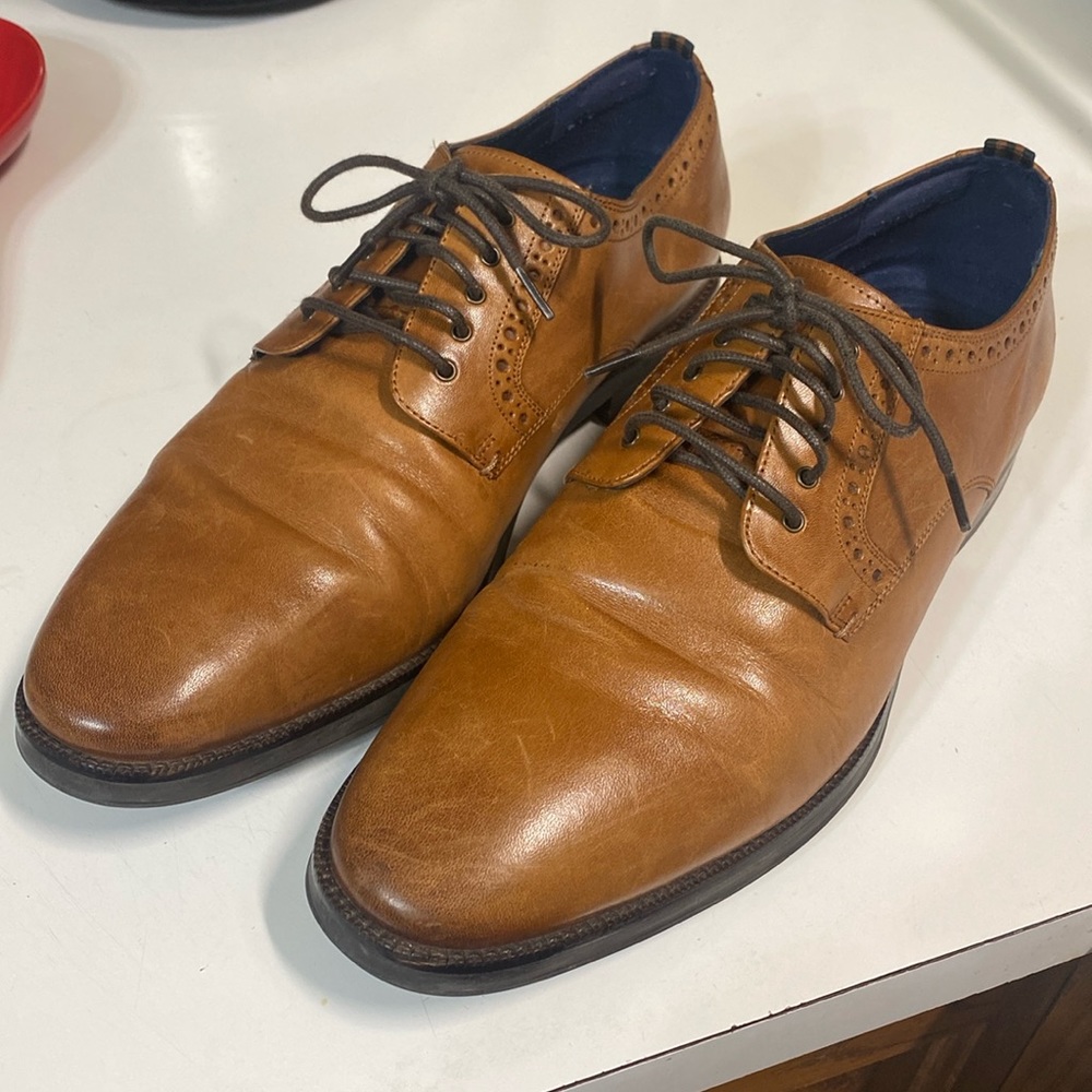 Cole Haan Jefferson Grand 2.0 Plain Oxford-Brown Size 9M